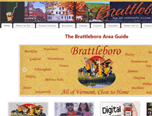 Tablet Screenshot of brattleboroareaguide.com